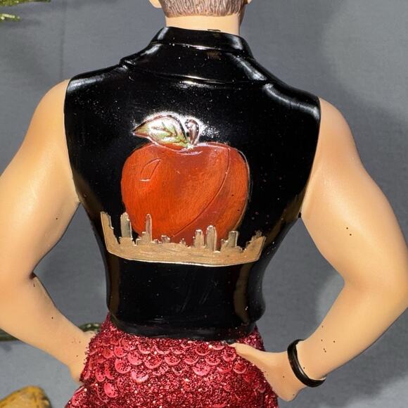 December Diamonds NYC Merman Ornament 2015 Retired Big Apple Red Tail #55-90851 - Picture 6 of 10